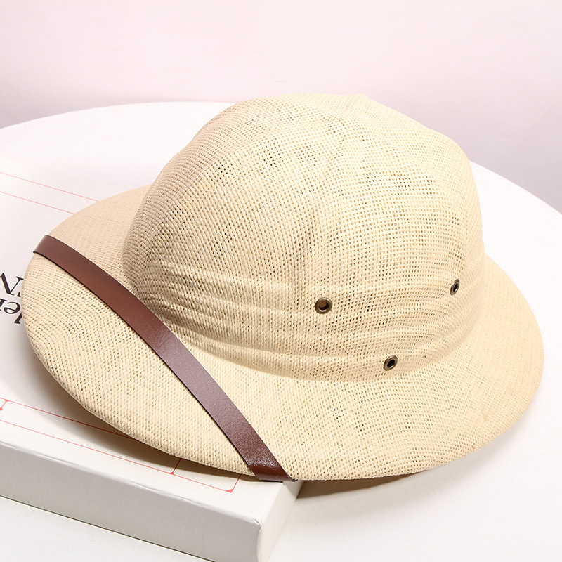 Bucket Hat Straw - Chapéu de Palha Clássico Japonês Masculino