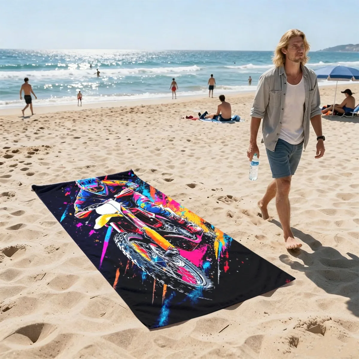 Toalha de praia extra grande p - Sarong Men Wrap avaliação e preço