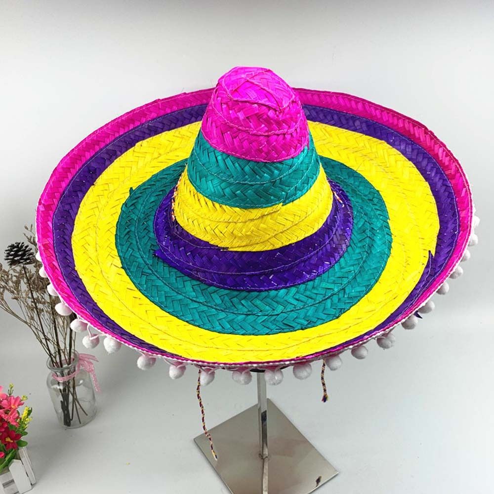 Chapéu de festa mexicano de ab - Bucket Hat Straw avaliação e preço